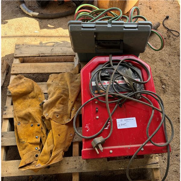 Lincoln Electric AC/DC Arc Welder w/ Gauges & Hoses