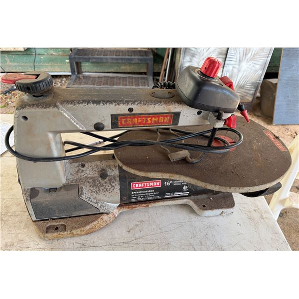 Craftsman 137.216100 Variable Speed 16" Scroll Saw