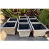 Image 1 : Qty 8 Square Planters