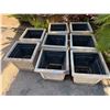 Image 6 : Qty 8 Square Planters