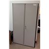 Image 1 : Spacesaver Metal 2-Door Storage Cabinet w/ Inside Shelving 42" x 12" x 76"H