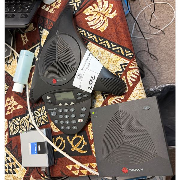 Polycom Conference Phone System w/ Power Unit