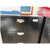 Image 6 : Qty 4 Metal Filing Cabinets - 3 Lateral & 1 Vertical