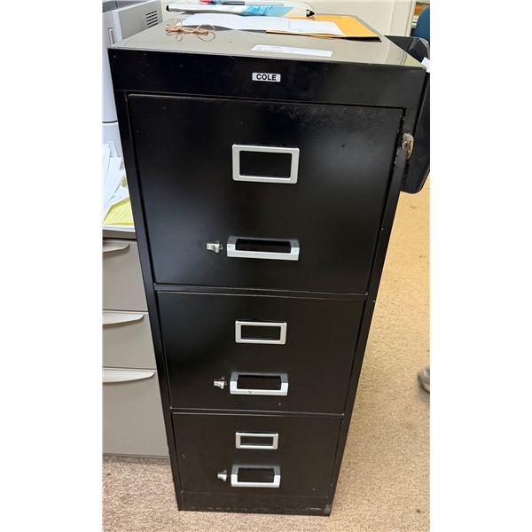 Cole Metal 4-Drawer Filing Cabinet