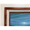 Image 4 : Ocean Scene Artwork by Artist Budd, Wood Framed & Matted 30" x 26"