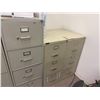 Image 5 : Qty 8 Metal Filing Cabinets: Four 4-Drawer & Four 3-Drawer