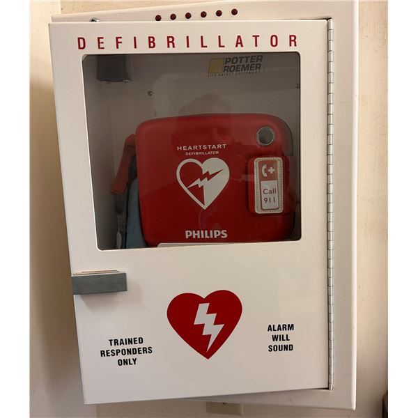 Philips HeartStart Defibrillator in Case