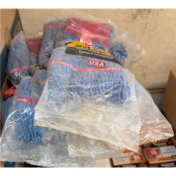 Multiple Mop Heads, New in Packages
