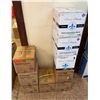 Image 1 : Qty 9 Boxes Royalty & Advantage Nitrile Gloves, Misc Sizes