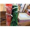 Image 2 : Qty 2 Bolts Floral Print Fabric, Green & Orange