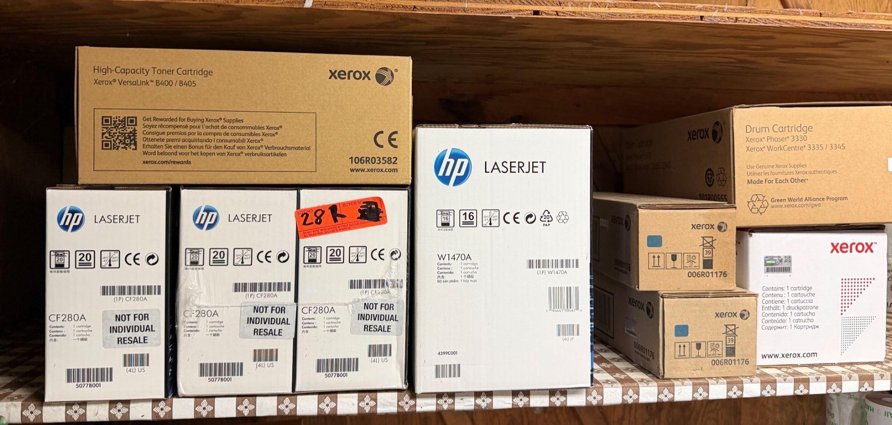 Laserjet Box Multiple Boxes Xerox Drum Cartridges, HP Laserjet Ink, etc - Oahu Auctions
