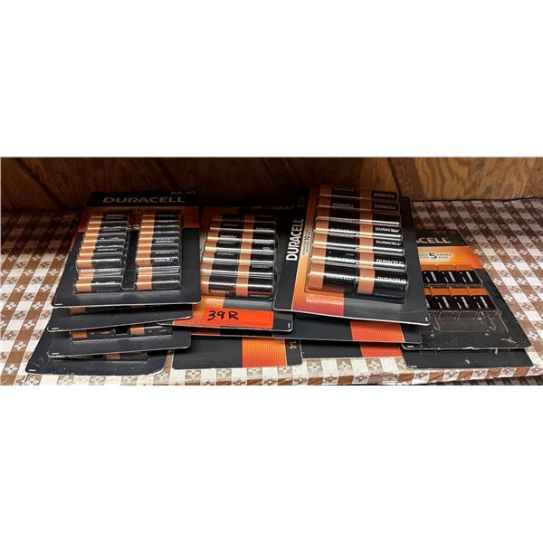 Multiple Packages Duracell Batteries, Misc Sizes
