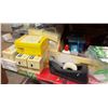 Image 1 : Multiple Post-It Pads, Misc Sizes, Tape Dispenser, Labels, Binder Clips, etc