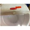 Image 2 : Qty 2 Rubbermaid ProSave Round Ingredient Bins