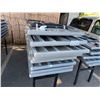 Image 2 : Qty 8 Gray Aluminum Folding Tables