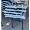 Image 1 : Qty 5 Gray Aluminum Folding Tables