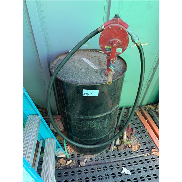 Drum Fuel for the Fire Knife w/ Rotary Hand Pump