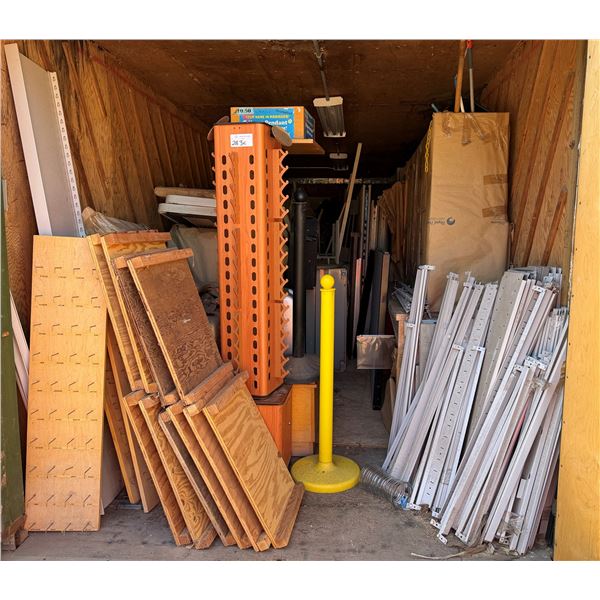 Multiple Display Racks, Shelving Sections, Metal Lengths, etc