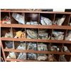 Image 10 : Contents of Shelf: Wire, Fluorescent Tubes, Stage Lamps, Fittings, Carpet, Lawson Storage Drawers, P