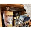 Image 14 : Contents of Shelf: Wire, Fluorescent Tubes, Stage Lamps, Fittings, Carpet, Lawson Storage Drawers, P