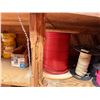 Image 20 : Contents of Shelf: Wire, Fluorescent Tubes, Stage Lamps, Fittings, Carpet, Lawson Storage Drawers, P