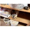 Image 23 : Contents of Shelf: Wire, Fluorescent Tubes, Stage Lamps, Fittings, Carpet, Lawson Storage Drawers, P