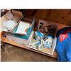 Image 46 : Contents of Shelf: Wire, Fluorescent Tubes, Stage Lamps, Fittings, Carpet, Lawson Storage Drawers, P