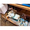 Image 47 : Contents of Shelf: Wire, Fluorescent Tubes, Stage Lamps, Fittings, Carpet, Lawson Storage Drawers, P