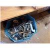 Image 12 : Contents of Shelf: Tiki Torches, Fittings, Towel & Soap Dispensers,  Lawson Storage Drawers, etc