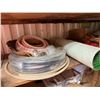 Image 18 : Contents of Shelf: Tiki Torches, Fittings, Towel & Soap Dispensers,  Lawson Storage Drawers, etc