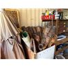 Image 2 : Contents of Shelf: Tiki Torches, Fittings, Towel & Soap Dispensers,  Lawson Storage Drawers, etc