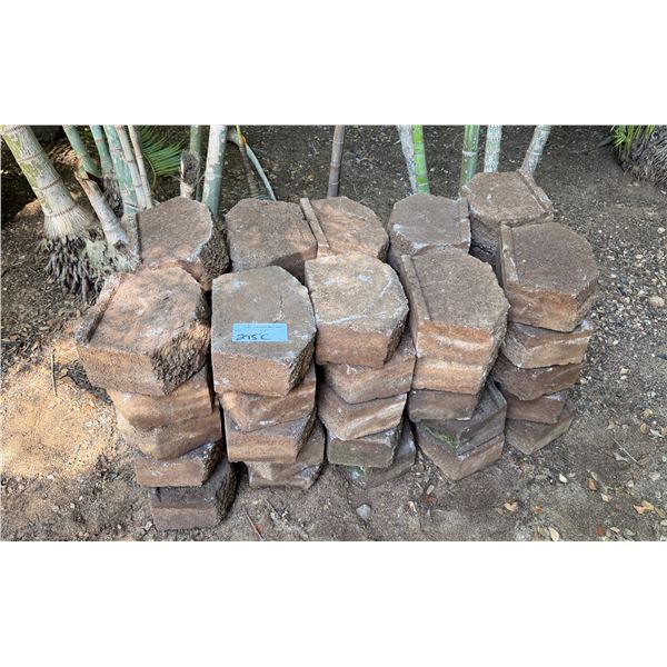 Qty Approx. 50 Concrete Border Blocks 11" x 4"H