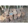Image 1 : Qty Approx. 50 Concrete Border Blocks 11" x 4"H