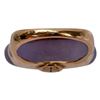 Image 4 : Chinese 14K Lavender Jadeite Shou Ring Size 4 1/2