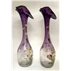 Image 11 : Spectacular Legras Mont Joye Vase Pair, 27"