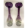 Image 15 : Spectacular Legras Mont Joye Vase Pair, 27"