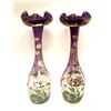 Image 1 : Spectacular Legras Mont Joye Vase Pair, 27"