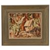 Image 1 : Gustave Wander - Watercolor Cubist Landscape