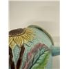 Image 11 : English Majolica Sunflower & Lily Teapot, 1880