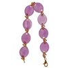 Image 3 : Heng Ngai 14K Purple Jade Amethyst Bracelet