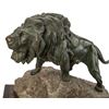Image 2 : P. Lecourtier Bronze Lion & Gueret Freres Pedestal
