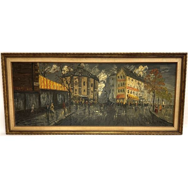 La Foret - Impressionism Cityscape Oil