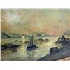 Image 4 : Harbor Scene Oil Painting, HBW