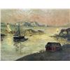 Image 5 : Harbor Scene Oil Painting, HBW