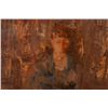 Image 3 : Antique Oil on Board Abstract Image of Woman