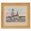Image 1 : Nikifor Krynicki - Watercolor Church Scene