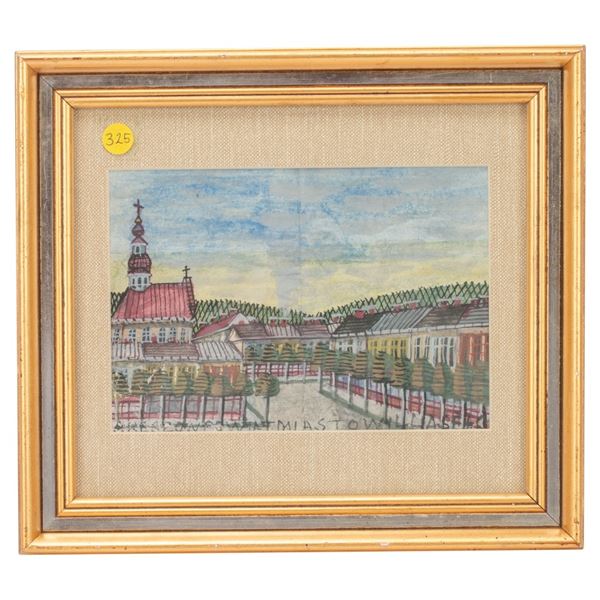 Nikifor Krynicki - Krynica Church Painting