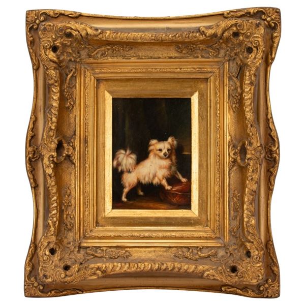 English School Portrait of a Dog, After Chalon