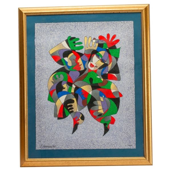 Anatole Krasnyansky  - "Dancer" Serigraph