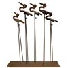 Image 1 : Bill Heise - Iron Bird Grouping Sculpture